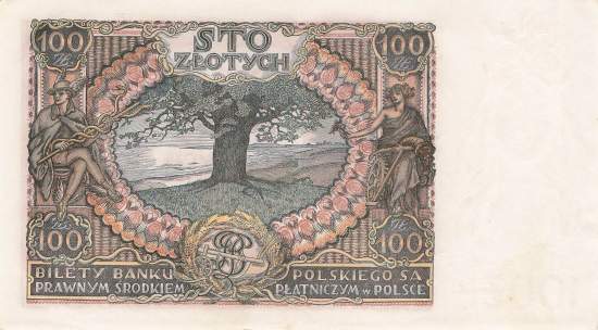 100 Zloty Polen p75a 1934
